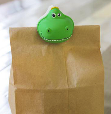 Talande påsklämma T-rex